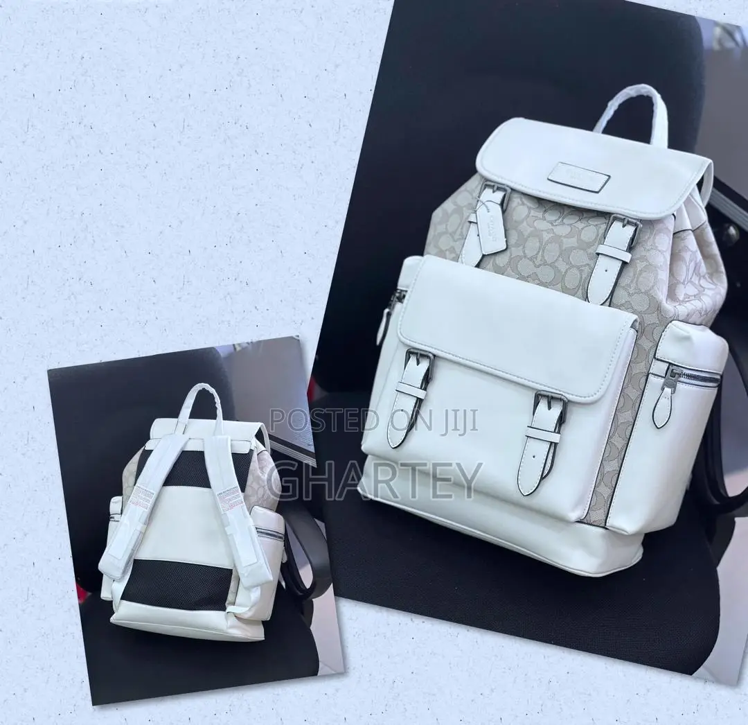 Luxury Coach Leather Bagpack