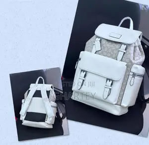 Luxury Coach Leather Bagpack