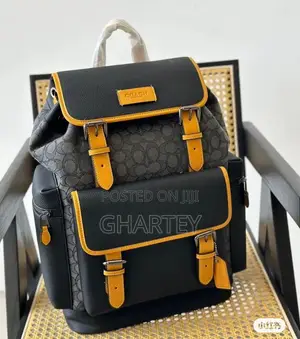 Luxury Coach Leather Bagpack