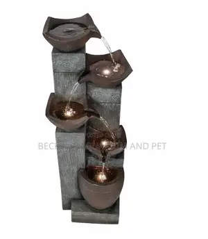 Outdoor Fountain With Led Light