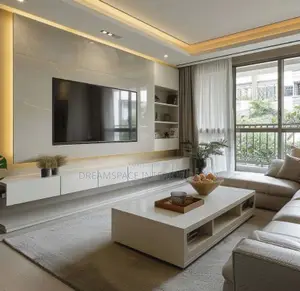 Neat Living Room Interior Decoration