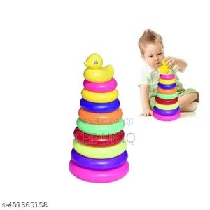 Rainbow Stacking Ring Toys for Kids
