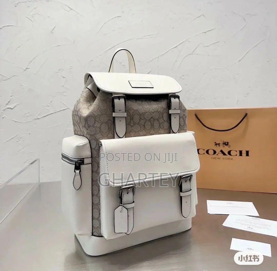 Luxury Coach Leather Bagpack
