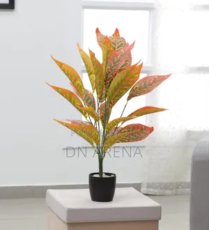 Artificial Croton Plant Ornamental Plant,