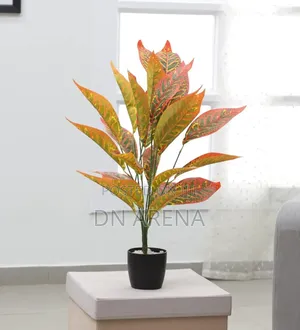 Artificial Croton Plant Ornamental Plant,