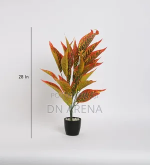 Artificial Croton Plant Ornamental Plant,