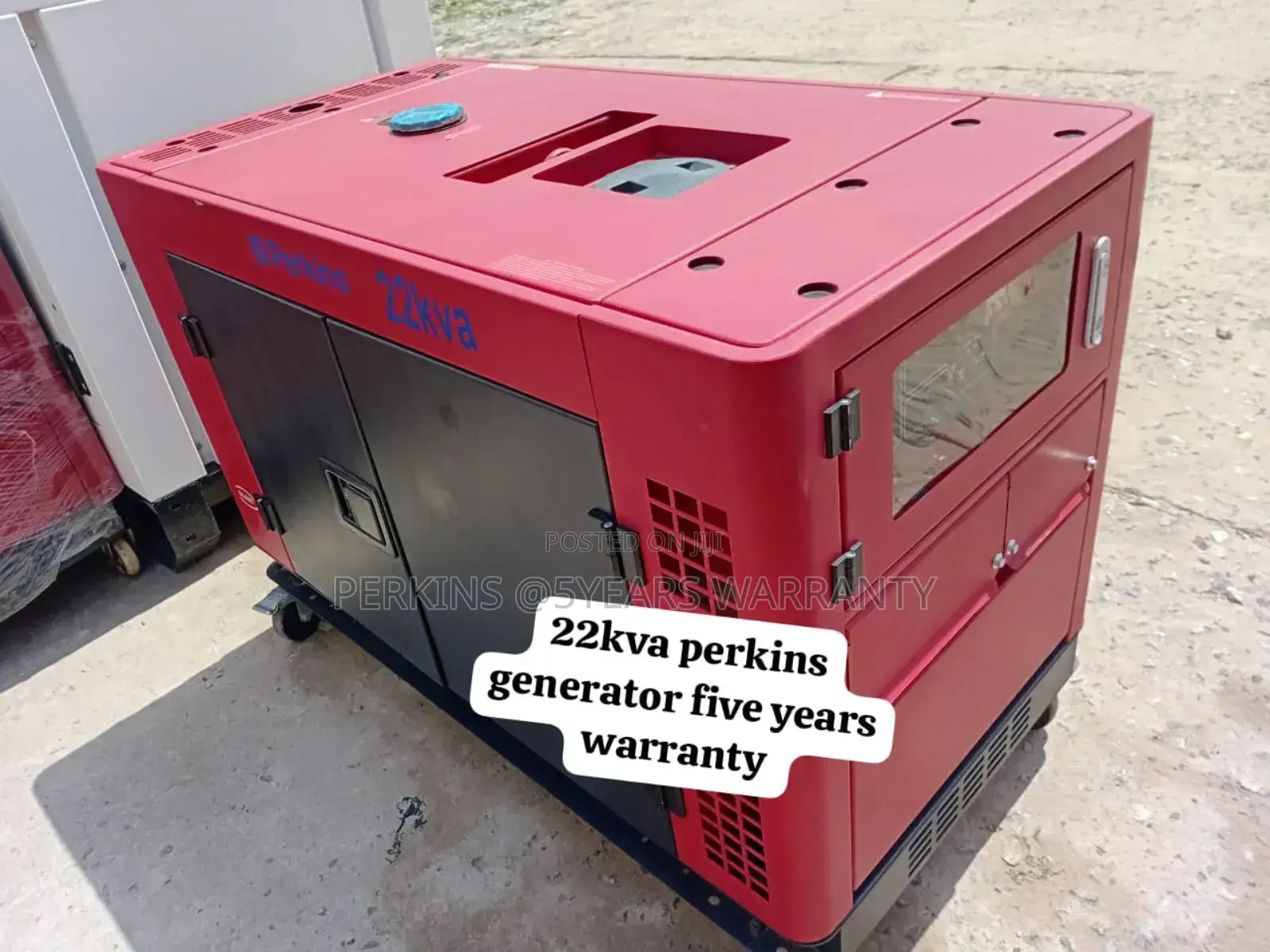 Red and Black 22kva Perkins Diesel Generator Silent