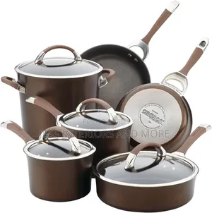 Circulon Hard-Anodized Nonstick 10-Piece Cookware Set,
