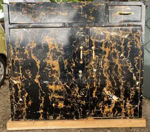 Wine Colour Kitchen Cabinet  (Payment After Delivery)