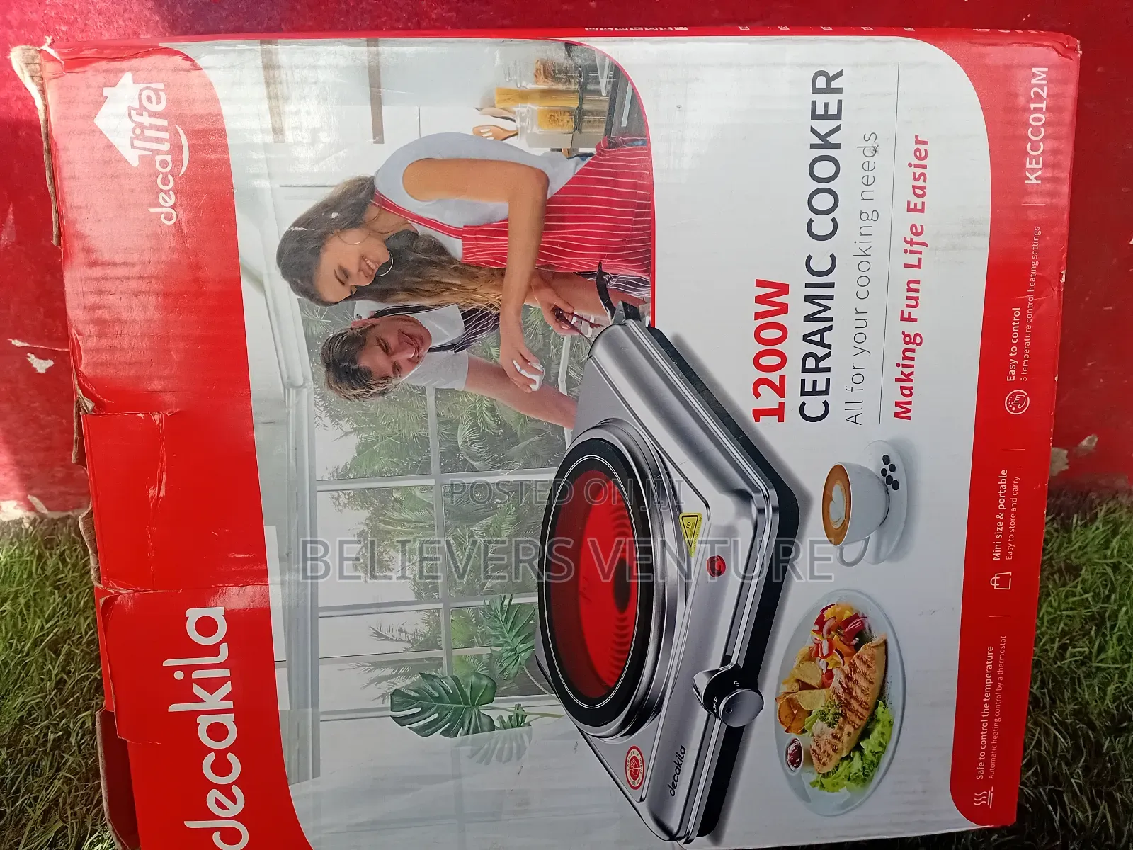 High Quality Decakila Product Ceramic Cooker 1200w Cooker