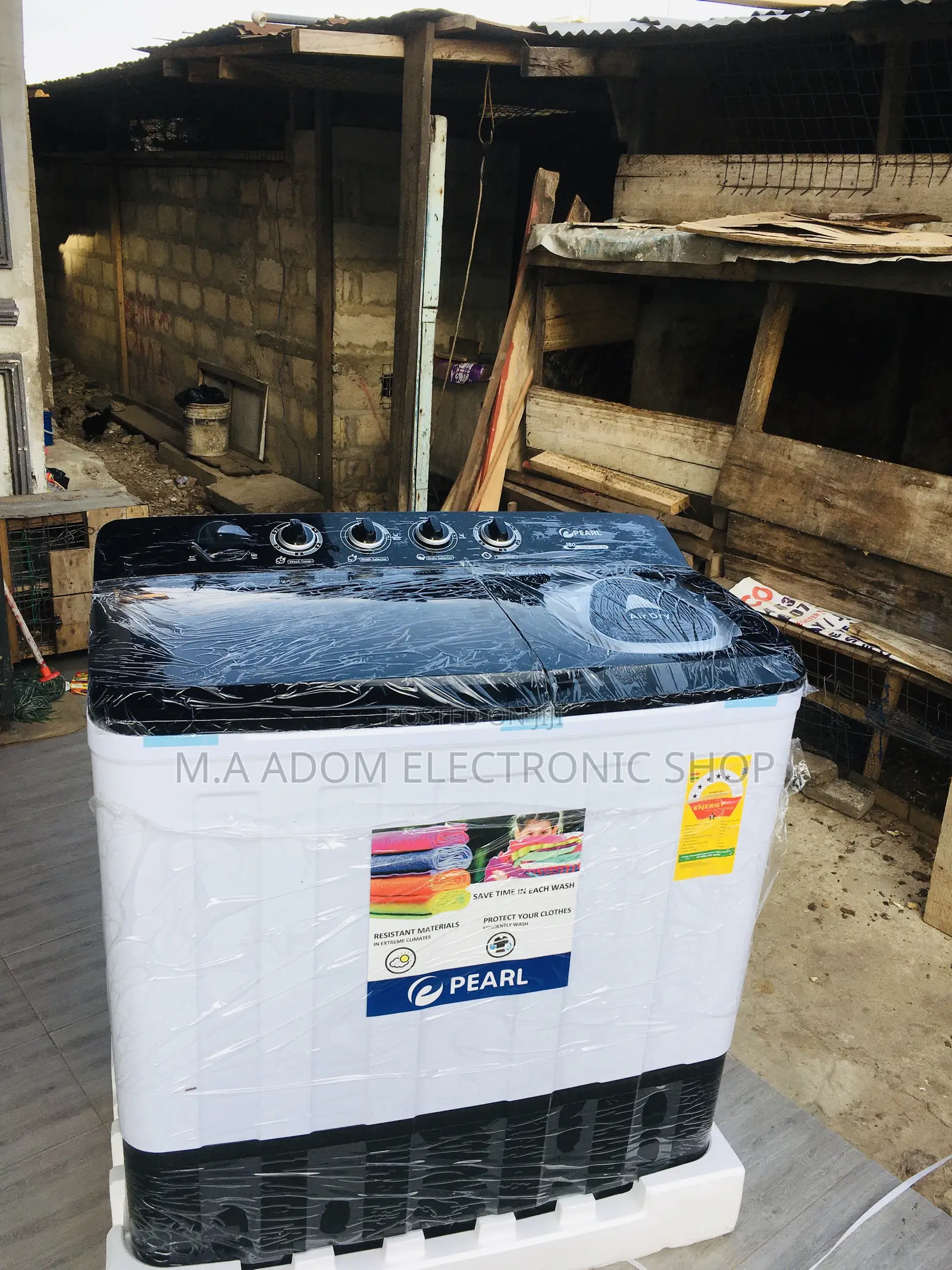 Pearl 15kg Top Wash Spin Air Dry Washing Machine