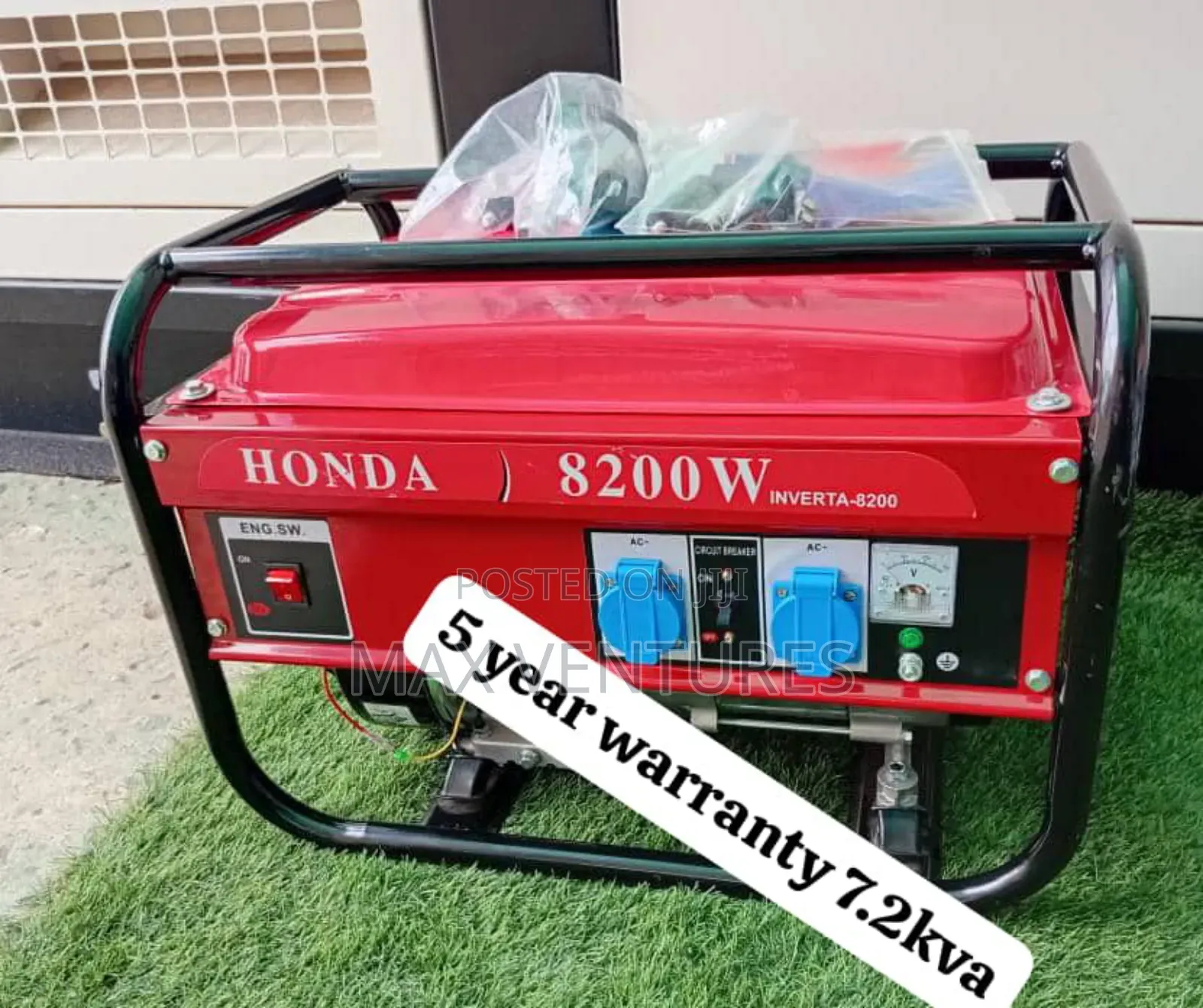 Air Cooled 7.2kva Honda Petrol Generator Japan