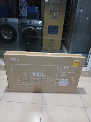 Black Quality TCL 43inches Smart Tv Available