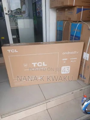 Black Quality TCL 43inches Smart Tv Available