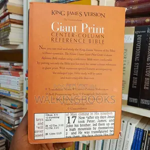 KJV Reference Bible,Giant Print