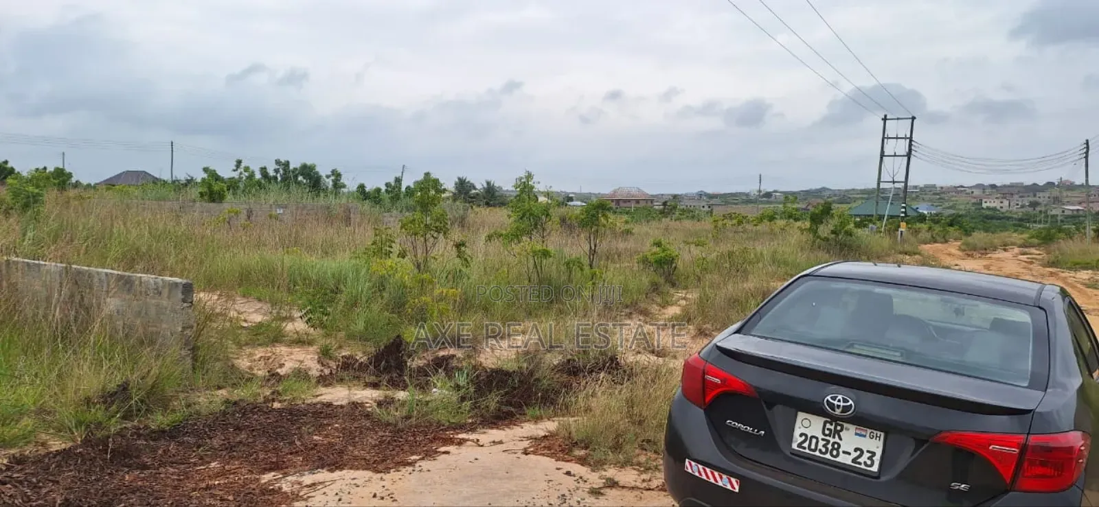 Well Planned Roads on Registered Land at Prampram Beach Road