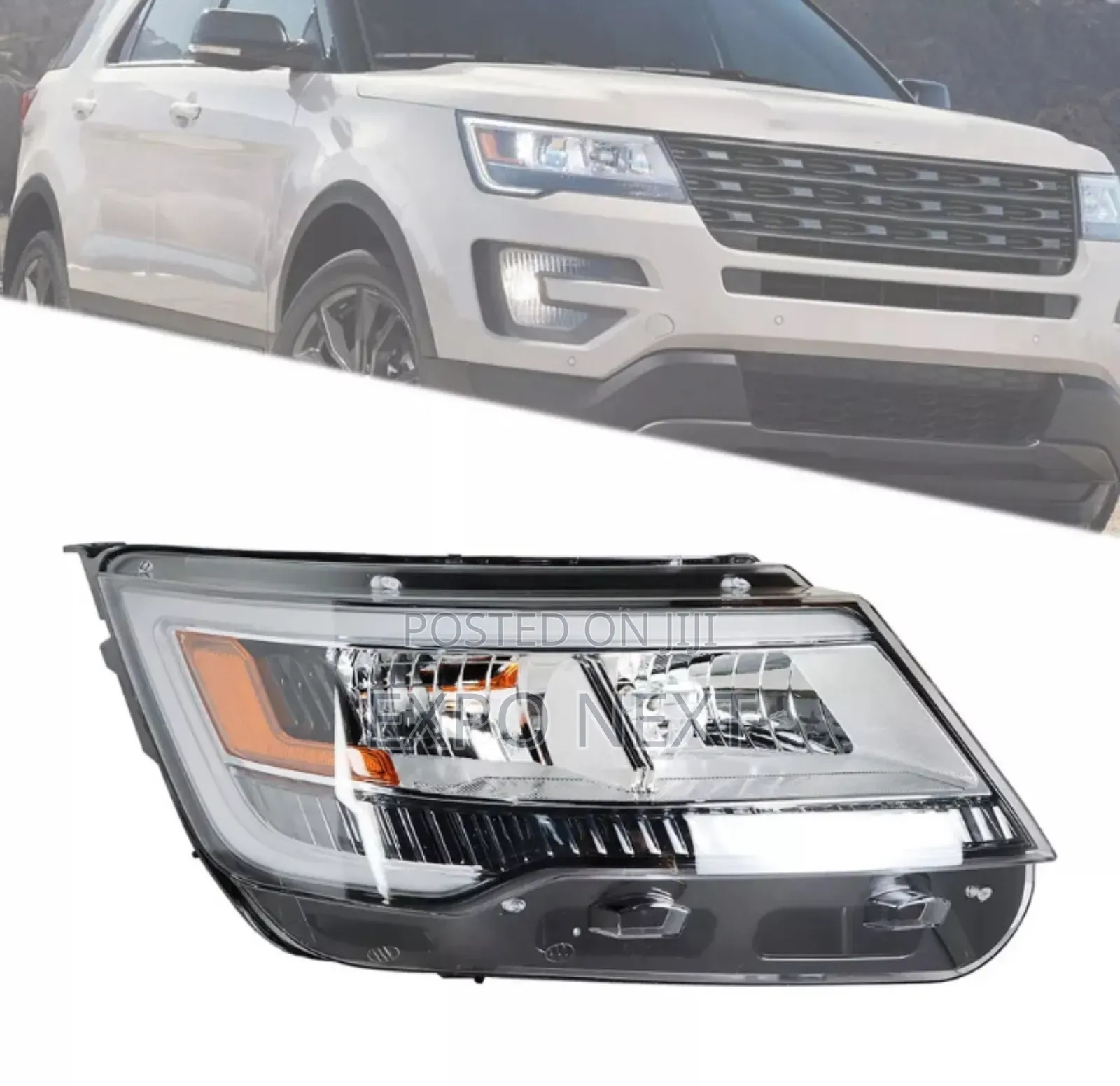 Headlight Halogen For Ford Explorer 2016-2019