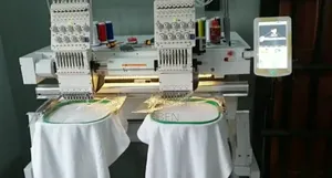 2 Heads 9 Needles Digital Embroidery Machine