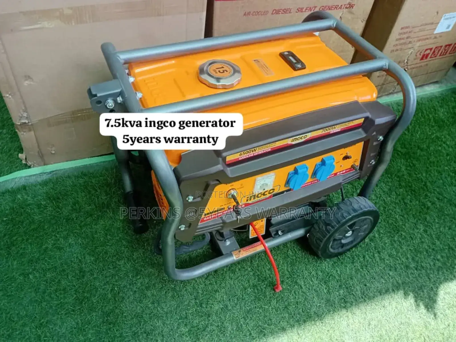 Potable Ingco Petrol Generator Silent 7.5kva Generator