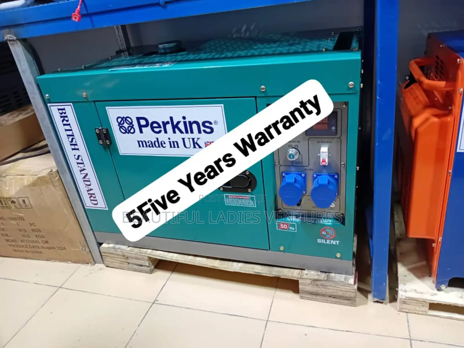 100% Copper Certified Perkins 15kva Diesel Generator