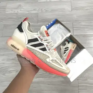 Adidas Zx Boost Cream Orange and Black