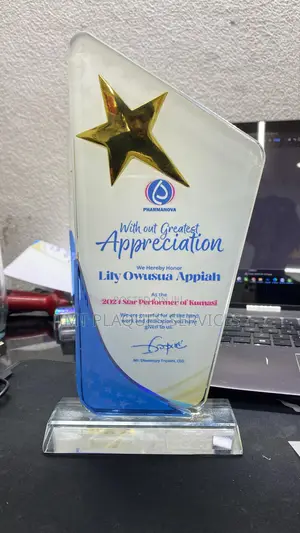 Award Plaque With Customization