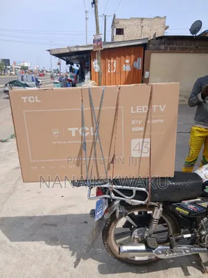Black Power Cable TCL 43inches Digital Satellite Tv
