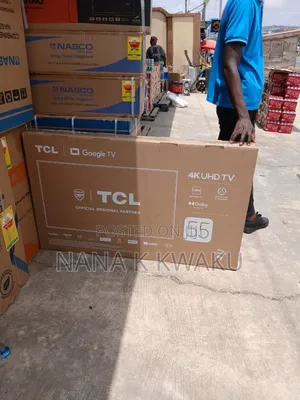 Good Black_tcl 55inches Smart Uhd Digital Tv