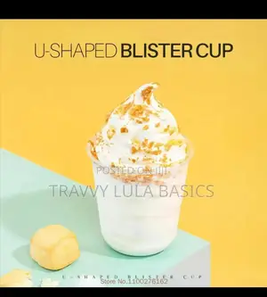 500ml U Shaped Cup +Lids