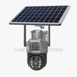 Solar 4mp CCTV Full Color Audio Camera
