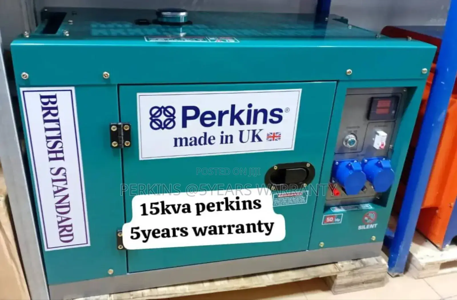 Correct Perkins Diesel Generator Silent 15kva 16500watts