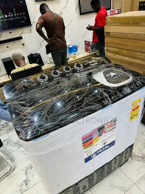 Semi Automatic Washing Machine 18kg Topload Pearl White