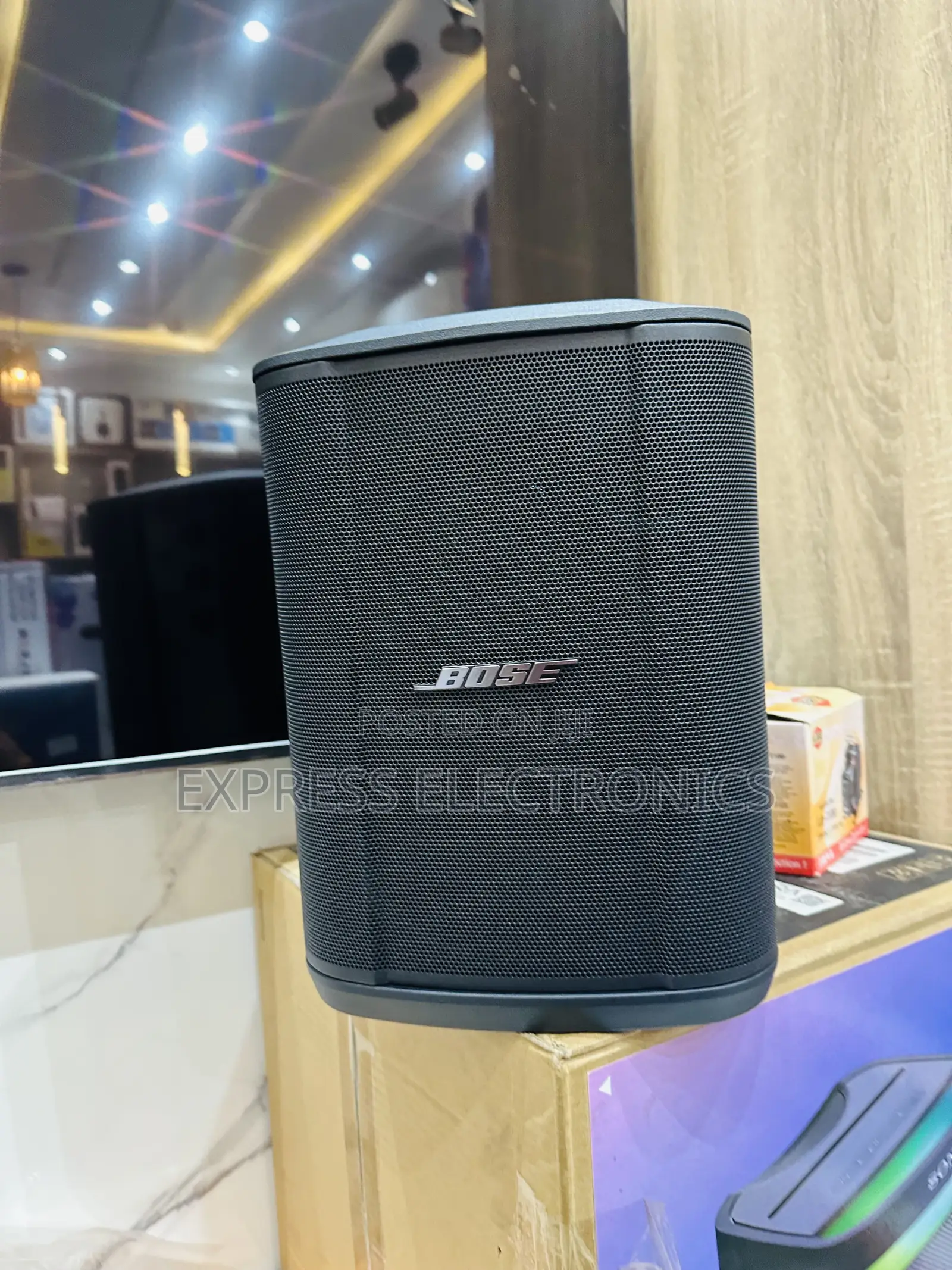 Authentic Sleek Black Bose S1 Pro + Highly Flexible Pa Syste