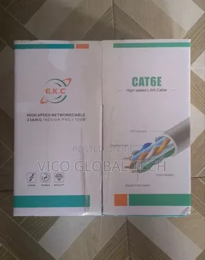 E.K.C Cat6 High-Speed Lan Cable 100m