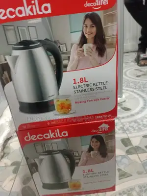 Easy to Use Decakila 1.8l Electric Kettle Stainless System