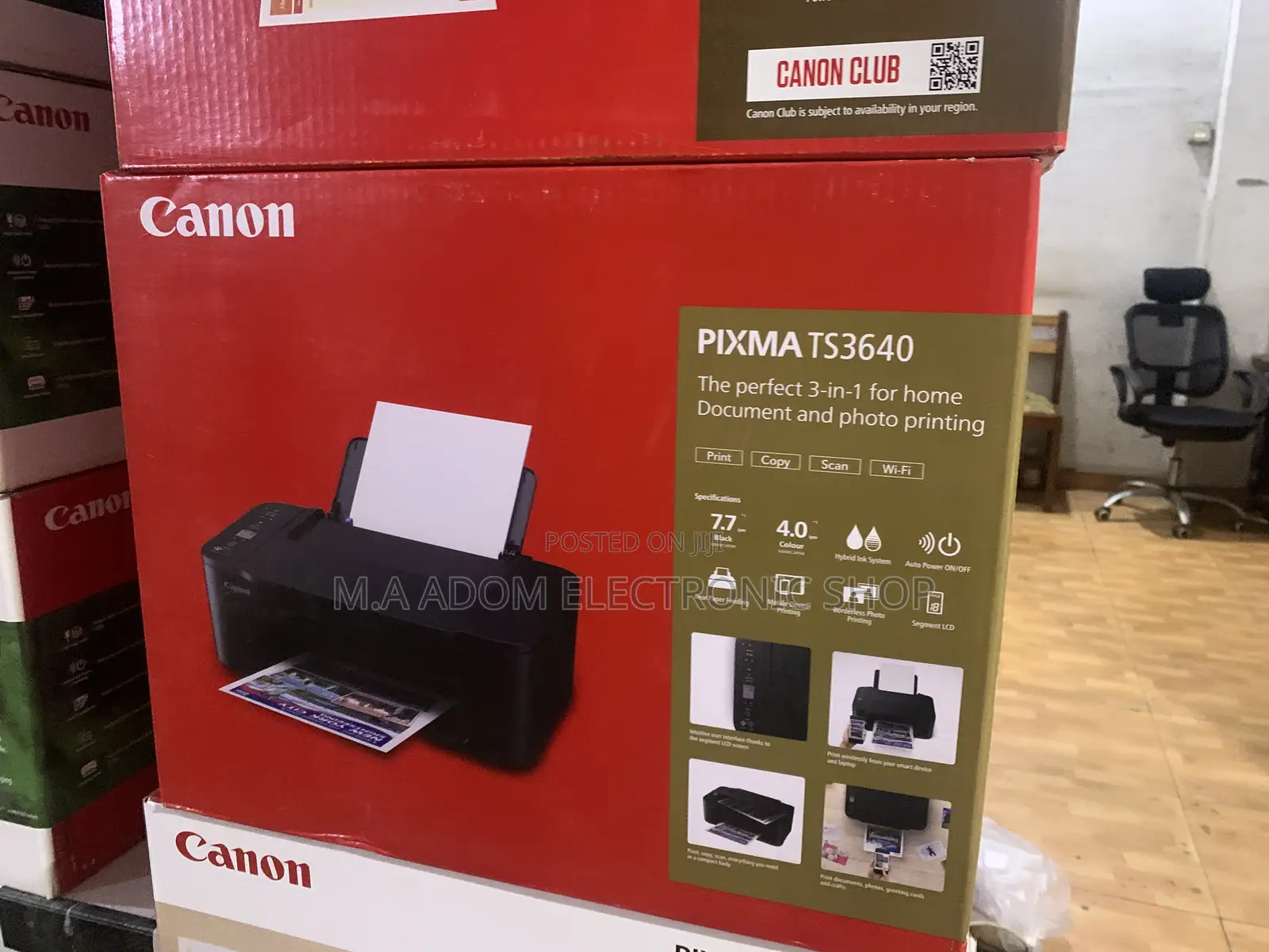Original Canon All in One Printer With Wi-Fi