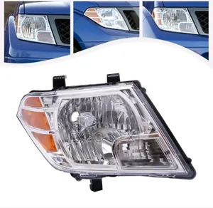Nissan For Frontier Chrome W/Amber Pair Headlight 2017-2018