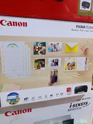 Canon Wireless Copy Print Scan Printer With Free Inks