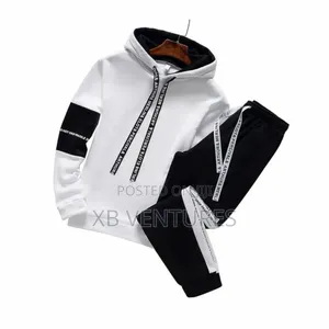 Men Sport Hoodie Jacket + Pants