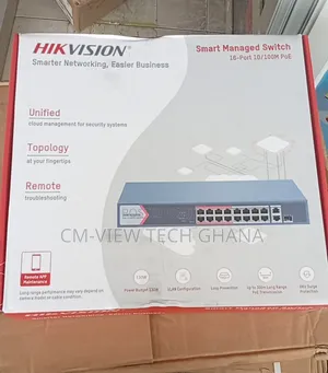 16port Hikvision Smart Managed Poe Switch