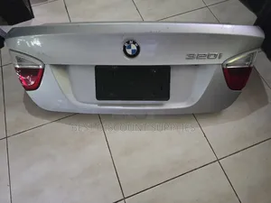 Neat BMW E90 Silver Boot With Taillights and Camera