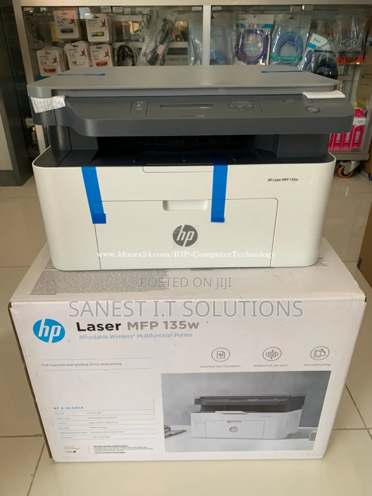 Hp Printer Multi Functioning Wireless Printer 135w