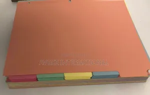Avery Write-on Plain 5 Tab Assort Dividers for Ring Binder.
