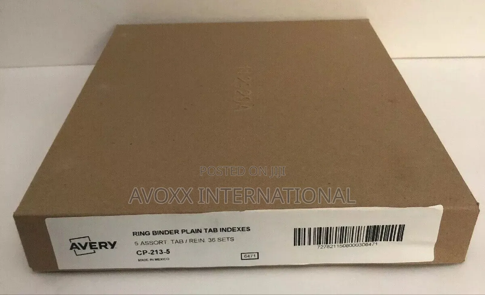Avery Write-on Plain 5 Tab Assort Dividers for Ring Binder.