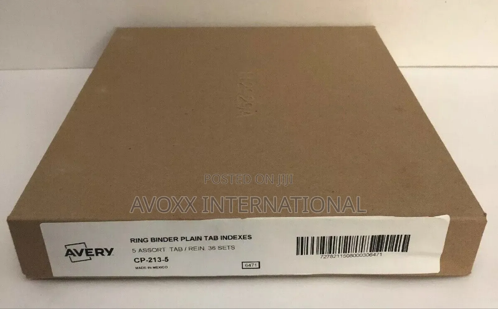 Avery Write-on Plain 5 Tab Assort Dividers for Ring Binder.