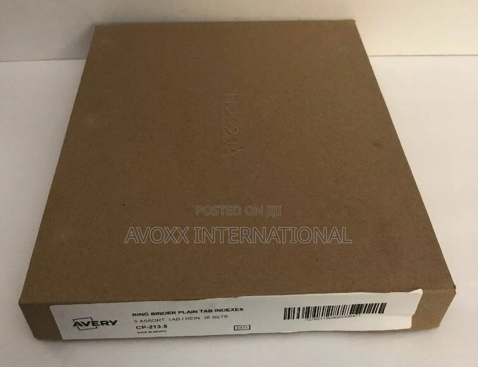 Avery Write-on Plain 5 Tab Assort Dividers for Ring Binder.