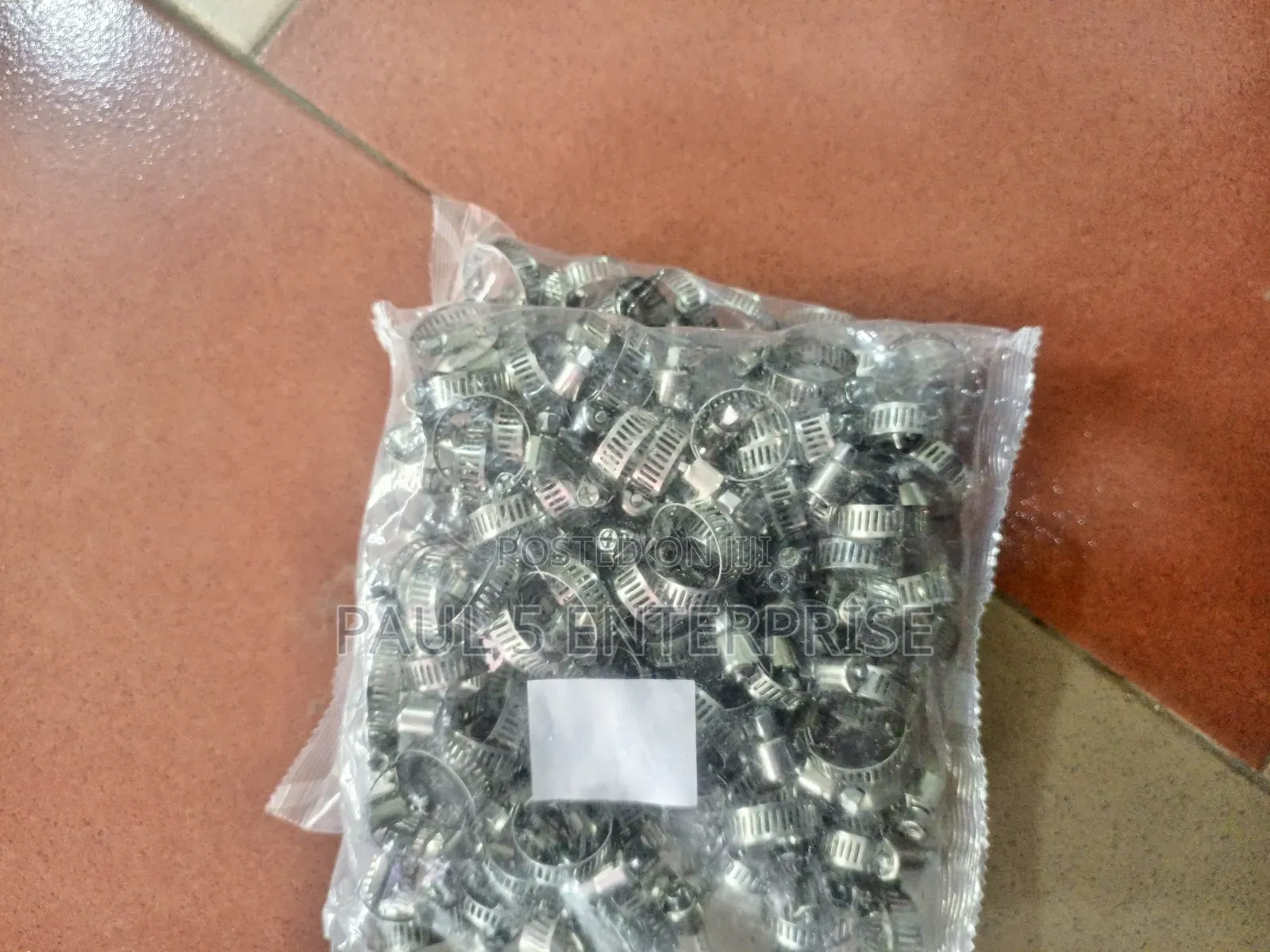 100pics Hose Clamp or Clip Sizes 12mm-44mm