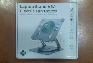 Laptop Stand With Electric Fan 360°