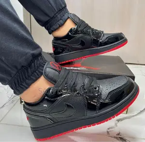 Air Jordan One Black Red Patent