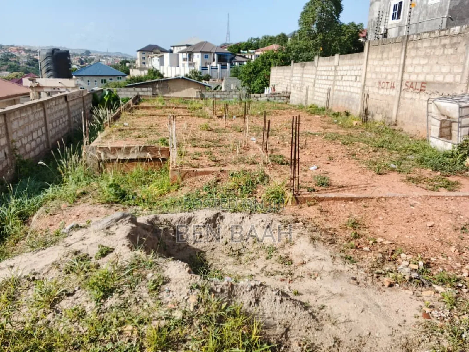 A Plot of Land at Ashongman for Sale for 400,000 Site Plan